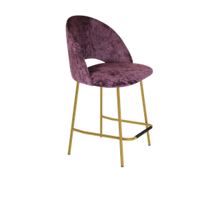 Полубарный стул SHT-ST34 / SHT-S29P-1 (вишневый джем/золото) в Магадане