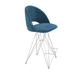 Полубарный стул SHT-ST34 / SHT-S66-1 (тихий океан/хром лак) в Магадане
