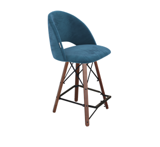Полубарный стул SHT-ST34 / SHT-S80-1 (тихий океан/темный орех/черный) в Магадане
