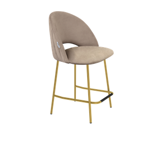 Полубарный стул SHT-ST34-1 / SHT-S29P-1 (латте/золото) в Магадане