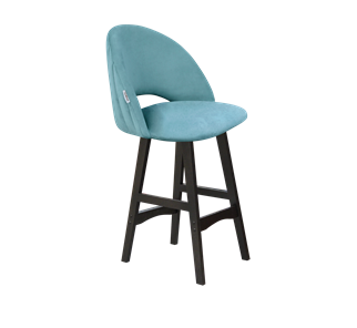 Полубарный стул SHT-ST34-1 / SHT-S65-1 (голубая пастель/венге) в Магадане