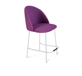 Полубарный стул SHT-ST35 / SHT-S29P-1 (ягодное варенье/хром лак) в Магадане