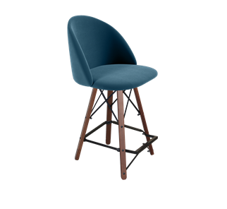 Полубарный стул SHT-ST35 / SHT-S80-1 (тихий океан/темный орех/черный) в Магадане