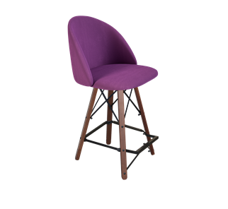 Полубарный стул SHT-ST35 / SHT-S80-1 (ягодное варенье/темный орех/черный) в Магадане