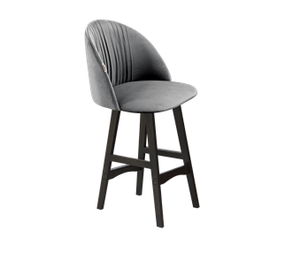 Полубарный стул SHT-ST35-1 / SHT-S65-1 (угольно-серый/венге) в Магадане