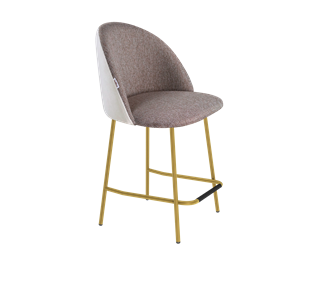 Полубарный стул SHT-ST35-3 / SHT-S29P-1 (тростниковый сахар/зефирный/золото) в Магадане