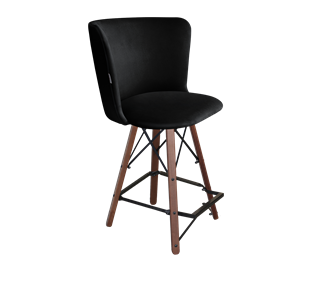 Полубарный стул SHT-ST36 / SHT-S80-1 (ночное затмение/темный орех/черный) в Магадане