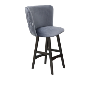 Полубарный стул SHT-ST36-3 / SHT-S65-1 (нейтральный серый/венге) в Магадане