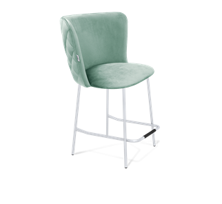 Полубарный стул SHT-ST36-4 / SHT-S29P-1 (нежная мята/хром лак) в Магадане