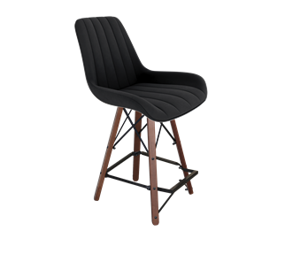 Полубарный стул SHT-ST37 / SHT-S80-1 (ночное затмение/темный орех/черный) в Магадане - предосмотр