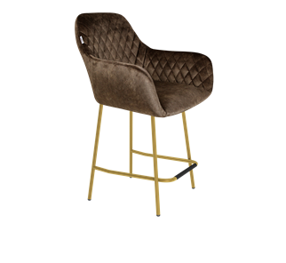 Полубарный стул SHT-ST38 / SHT-S29P-1 (кофейный трюфель/золото) в Магадане