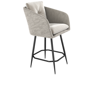 Полубарный стул SHT-ST43-2 / SHT-S148-1 (морозное утро/черный муар) в Магадане