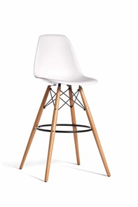 Барный стул derstuhl DSL 110 Wood bar (белый) в Магадане