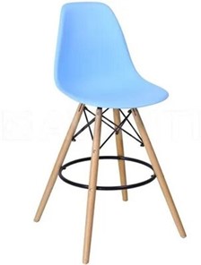 Барный стул DSL 110 Wood bar (голубой) в Магадане