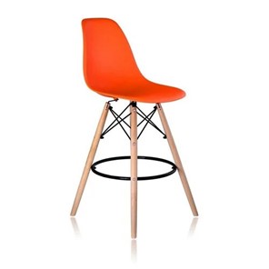 Барный стул DSL 110 Wood bar (оранжевый) в Магадане