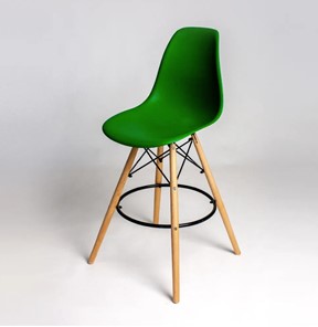 Барный стул DSL 110 Wood bar (Зеленый) в Магадане