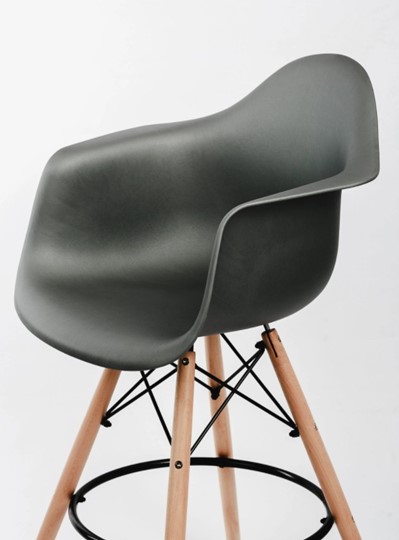 Барный стул DSL 330 Wood bar (черный) в Магадане - изображение 2