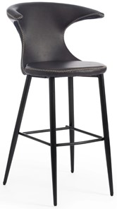 Барный стул FLAIR BAR (mod. 9018) 60х56х106 серый 22/черный арт.19648 в Магадане