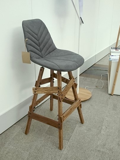 Барный стул SHT-ST29-C4/S92 (графит/брашированный коричневый/черный муар) в Магадане - изображение 16