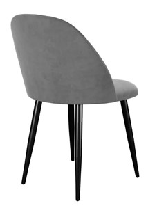 Кухонный стул 302, микровелюр B22 grey, ножки черные в Магадане - предосмотр 3
