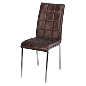 Мягкий стул Каре СРП-041 Люкс коричневый в Магадане