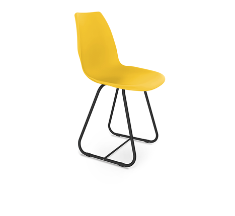Обеденный стул SHT-ST29/S38 (желтый ral 1021/черный муар) в Магадане - изображение