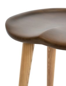 Обеденный стул Ясень (цвет орех) ножки натурального цвета в Магадане - предосмотр 2