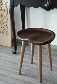 Обеденный стул Ясень (цвет орех) ножки натурального цвета в Магадане - предосмотр 3