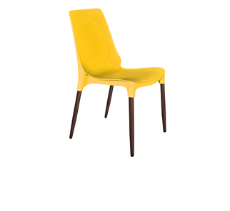 Кухонный стул SHT-ST75/S424-С (желтый ral1021/коричневый муар) в Магадане