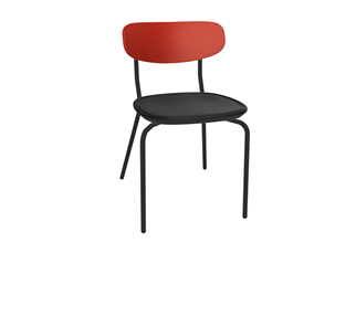 Кухонный стул SHT-ST85-2/SB85-2/S85M (красный/черный/черный муар) в Магадане