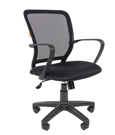 Кресло офисное CHAIRMAN 698 black, ткань, цвет черный в Магадане - изображение