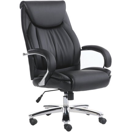 Офисное кресло Brabix Premium Advance EX-575 (хром, экокожа, черное) 531825 в Магадане - изображение