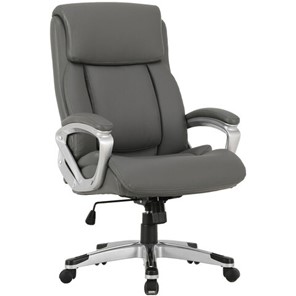 Офисное кресло Brabix Premium Level EX-527 (пружинный блок, рециклированная кожа, серое) 531937 в Магадане
