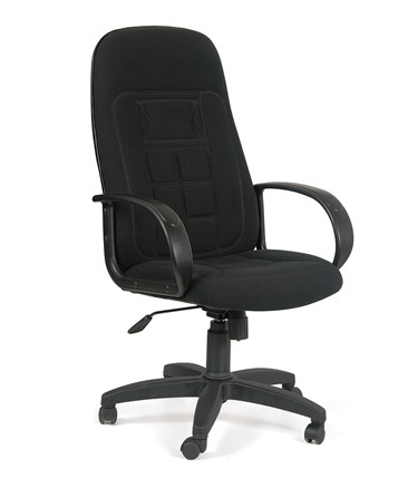 Компьютерное кресло CHAIRMAN 727 ткань ст., цвет черный в Магадане - изображение