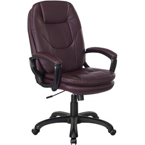 Компьютерное кресло Brabix Premium Trend EX-568 (экокожа, коричневое) 532101 в Магадане