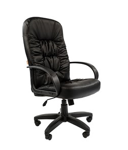 Офисное кресло CHAIRMAN 416, экокожа, цвет черный в Магадане - предосмотр