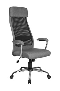 Кресло компьютерное Riva Chair 8206 HX (Серый/черный) в Магадане - предосмотр