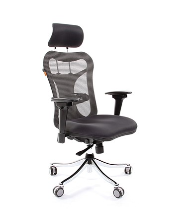 Офисное кресло CHAIRMAN 769, ткань TW 12, цвет черный в Магадане - изображение