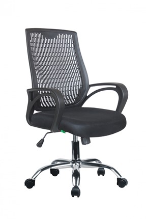 Офисное кресло Riva Chair 8081Е (Черный) в Магадане - изображение