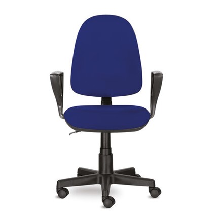 Кресло офисное Brabix Prestige Ergo MG-311 (регулируемая эргономичная спинка, ткань, синее) 532423 в Магадане - изображение