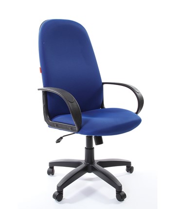 Компьютерное кресло CHAIRMAN 279 TW 10, цвет синий в Магадане - изображение