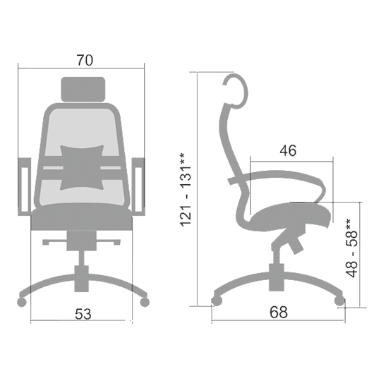Офисное кресло Samurai SL-2.04, черный плюс в Магадане - изображение 1
