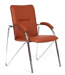 Офисное кресло CHAIRMAN 850 Экокожа Terra 111 коричневая в Магадане - предосмотр