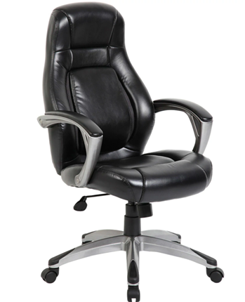 Офисное кресло BRABIX PREMIUM "Turbo EX-569", экокожа, спортивный дизайн, черное, 531014 в Магадане - изображение