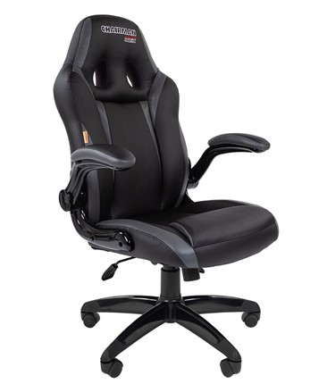 Офисное кресло CHAIRMAN GAME 15, цвет черный / серый в Магадане - изображение