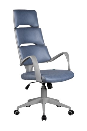 Кресло компьютерное Riva Chair SAKURA (Альпийское озеро/серый) в Магадане - изображение