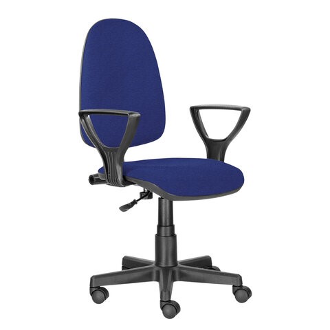 Кресло офисное Brabix Prestige Ergo MG-311 (регулируемая эргономичная спинка, ткань, синее) 532423 в Магадане - изображение 2