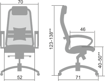 Офисное кресло Samurai S-1.04, бежевый в Магадане - предосмотр 1