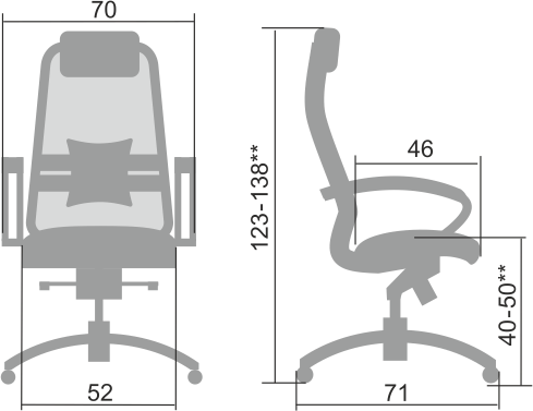 Офисное кресло Samurai S-1.04, бежевый в Магадане - изображение 1