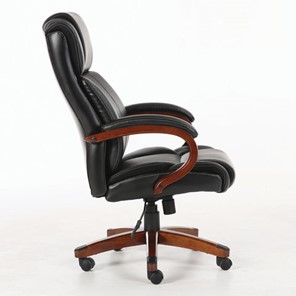 Кресло компьютерное Brabix Premium Magnum EX-701 (дерево, рециклированная кожа, черное) 531827 в Магадане - предосмотр 1